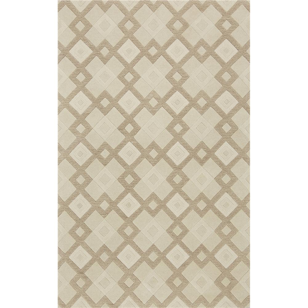KAS 1055 Eternity 3 Ft. 3 In. X 5 Ft. 3 In. Rectangle Rug in Ivory